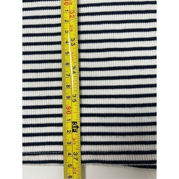 ROXY Black T-shirt Striped Maxi Dress Size 4 - Picture 11 of 14